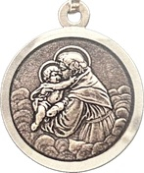 MEDAILLE ANTONIUS 925er Silber 12 mm